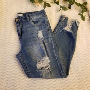 CELLO Blue ripped jeans